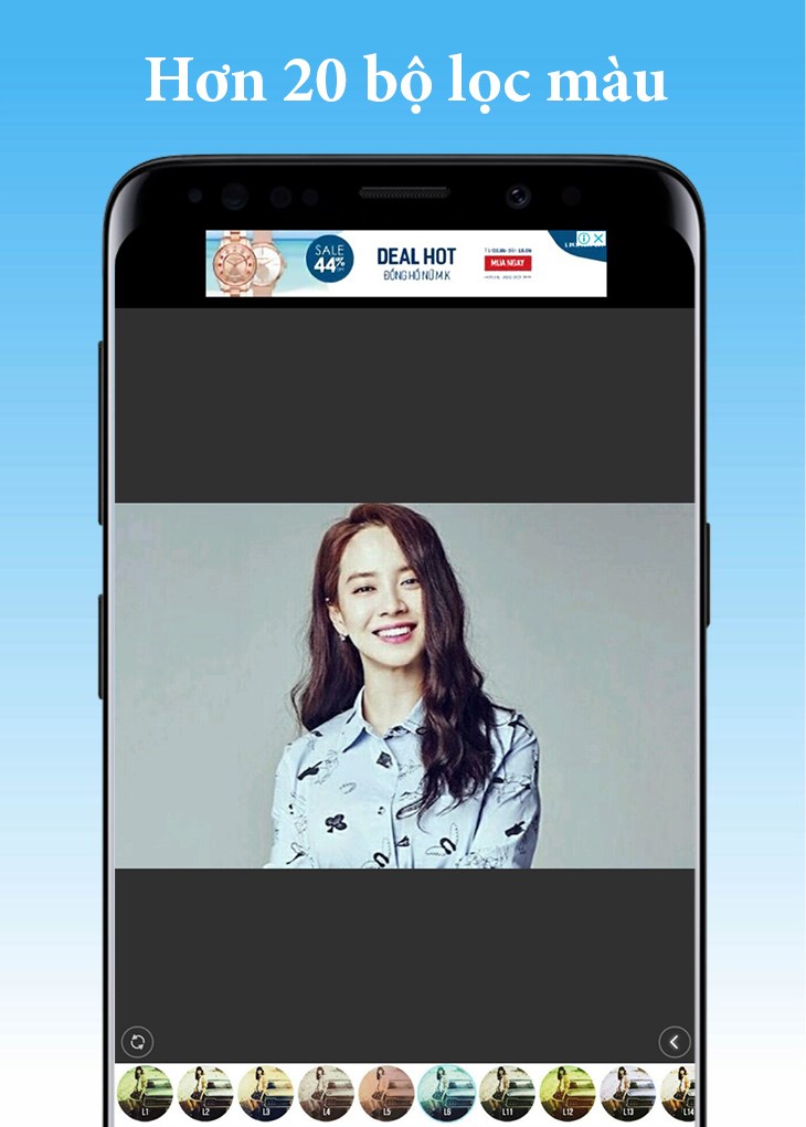 Bộ lọc m&agrave;u đa dạng