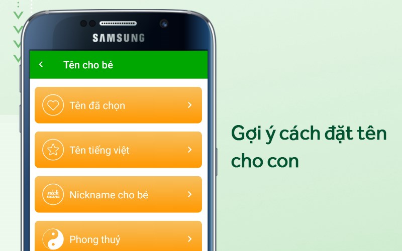 Gợi ý đặt tên cho con