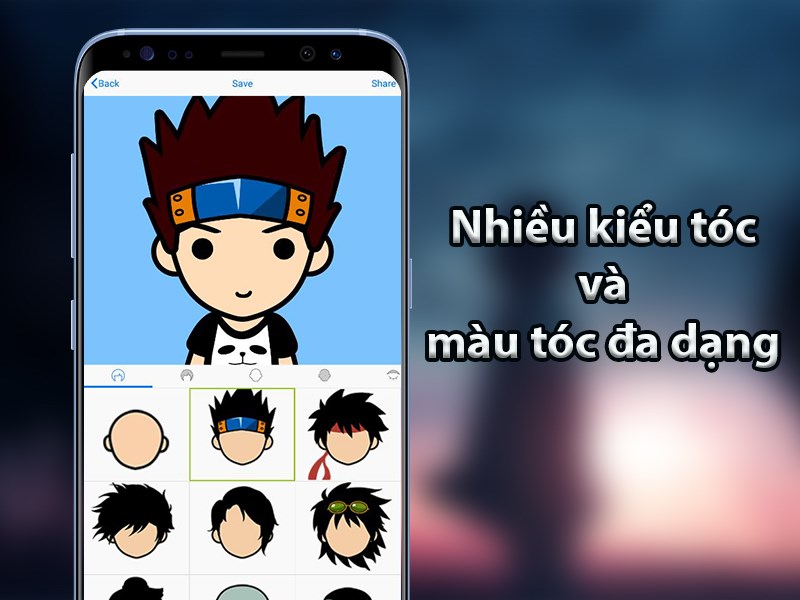 Nhiều kiểu tóc và màu tóc đa dạng