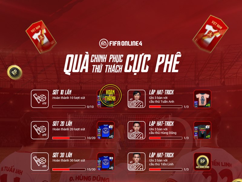  Chinh phục thử th&aacute;ch - Nhận ngay qu&agrave; tặng