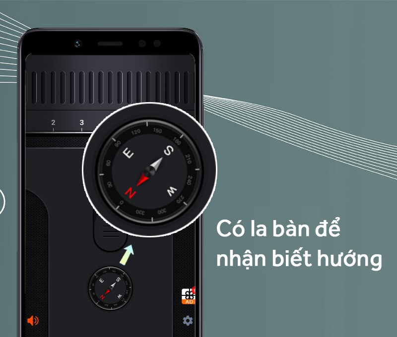 La b&agrave;n để nhận biết phương hướng