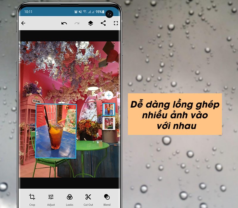 lồng gh&eacute;p nhiều ảnh v&agrave;o một ảnh