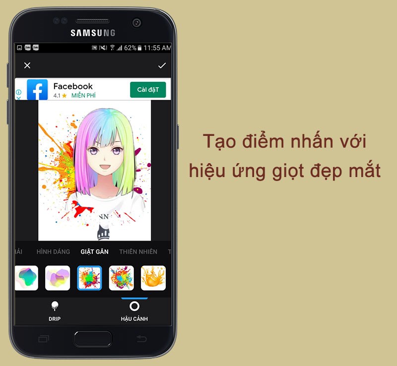 Hơn 50 hiệu ứng giọt để tạo điểm nhấn cho bức hình
