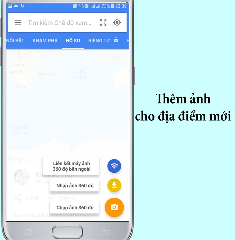 cung cấp ảnh và video về các con phố và đường mòn mới mà trên bản đồ Google