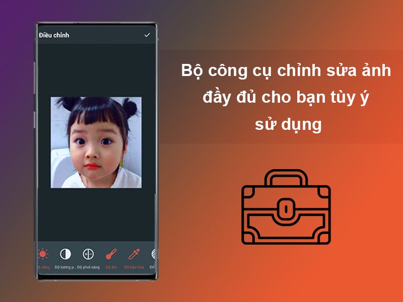 Bộ công cụ chỉnh sửa ảnh đầy đủ cho bạn tùy ý sử dụng