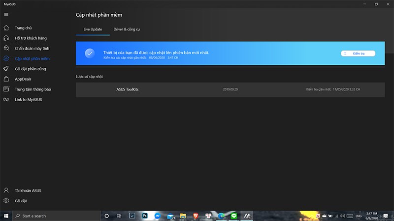 Gi&uacute;p bạn cập nhật phần mềm, driver của laptop, m&aacute;y t&iacute;nh