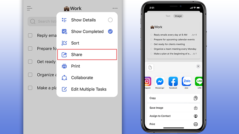 Chia sẻ nhiệm vụ 