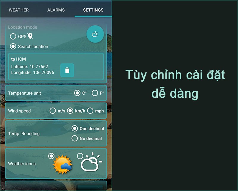 Chỉnh sửa cài đặt ứng dụng một cách dễ dàng
