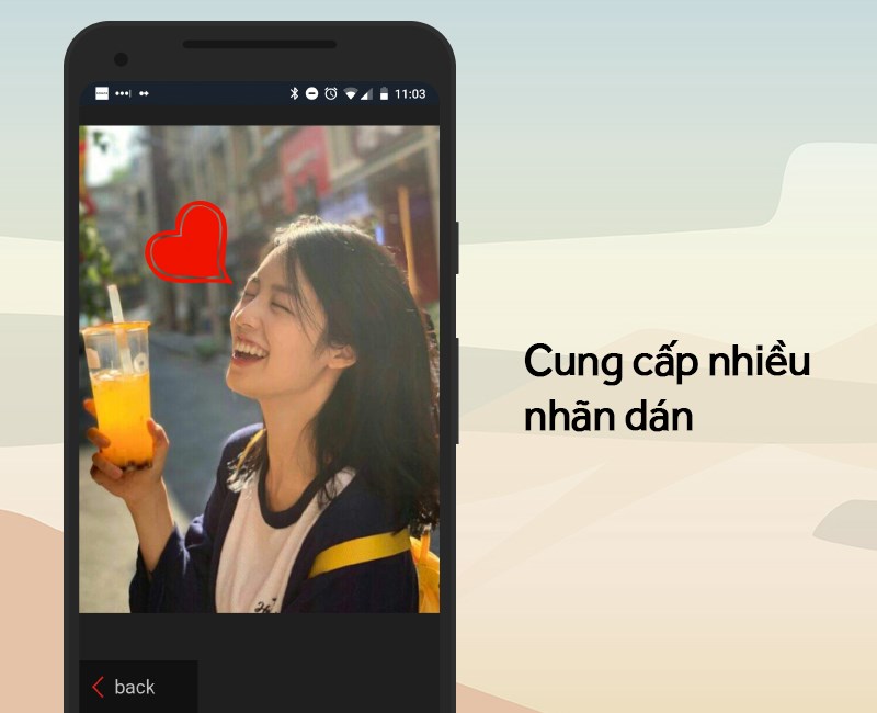 Th&ecirc;m nh&atilde;n d&aacute;n v&agrave;o ảnh