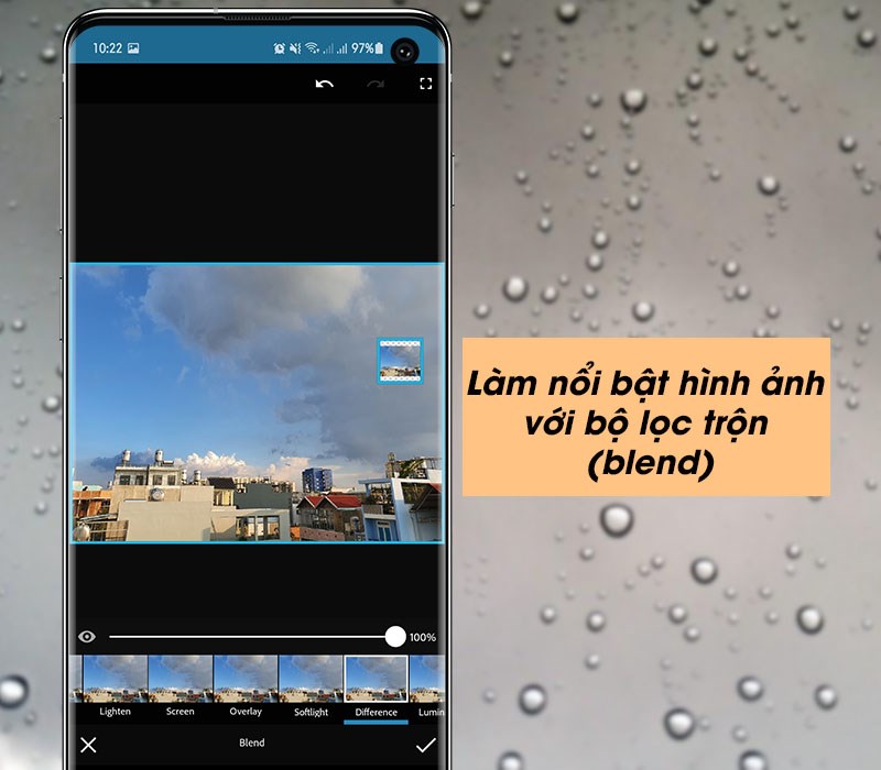 L&agrave;m nổi bật h&igrave;nh ảnh với bộ lọc trộn