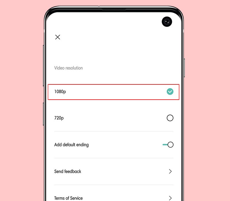 Chỉnh sửa lưu video ở chất lượng cao