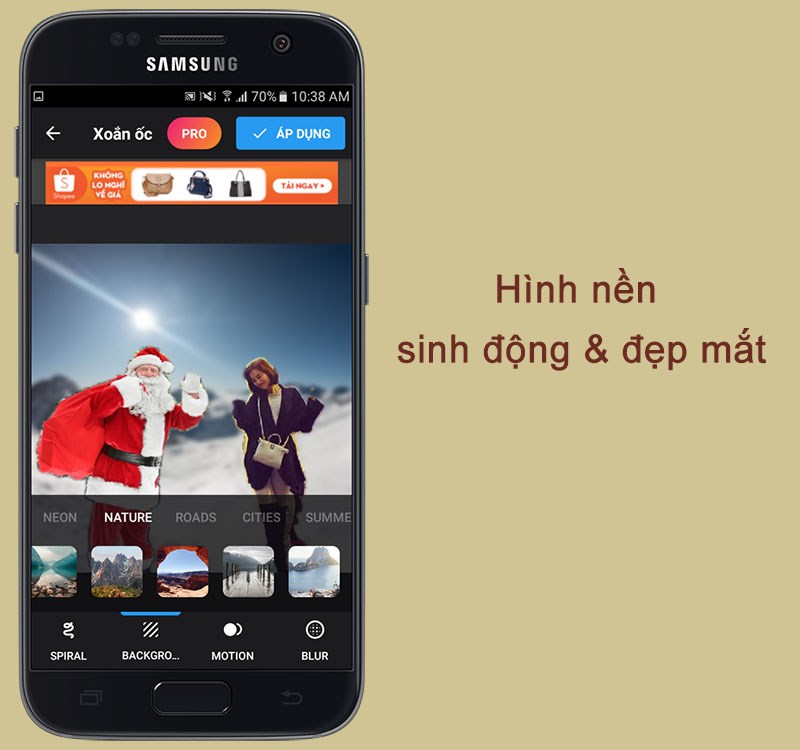 Hình nền sinh động và phong phú với nhiều chủ đề