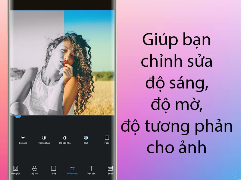 Chỉnh sửa độ sáng, độ mờ, độ tương phản cho ảnh