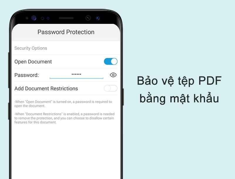 Bảo vệ tệp tin PDF bằng mật khẩu