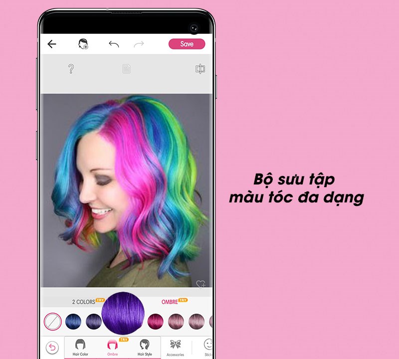 Bộ sưu tập m&agrave;u t&oacute;c đa dạng