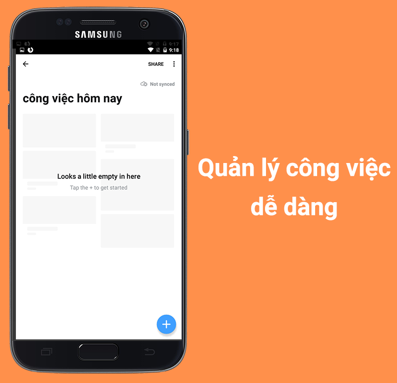 Một dự án có một bàn làm việc riêng để quản lý nhiệm vụ dễ dàng.