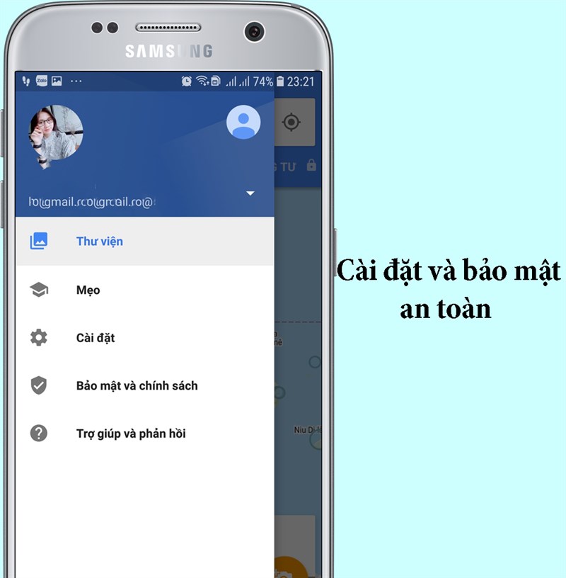 Cài đặt và bảo mật tài khoản