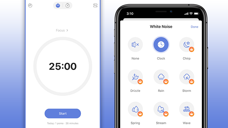 ticktick white noise ticktick white noise