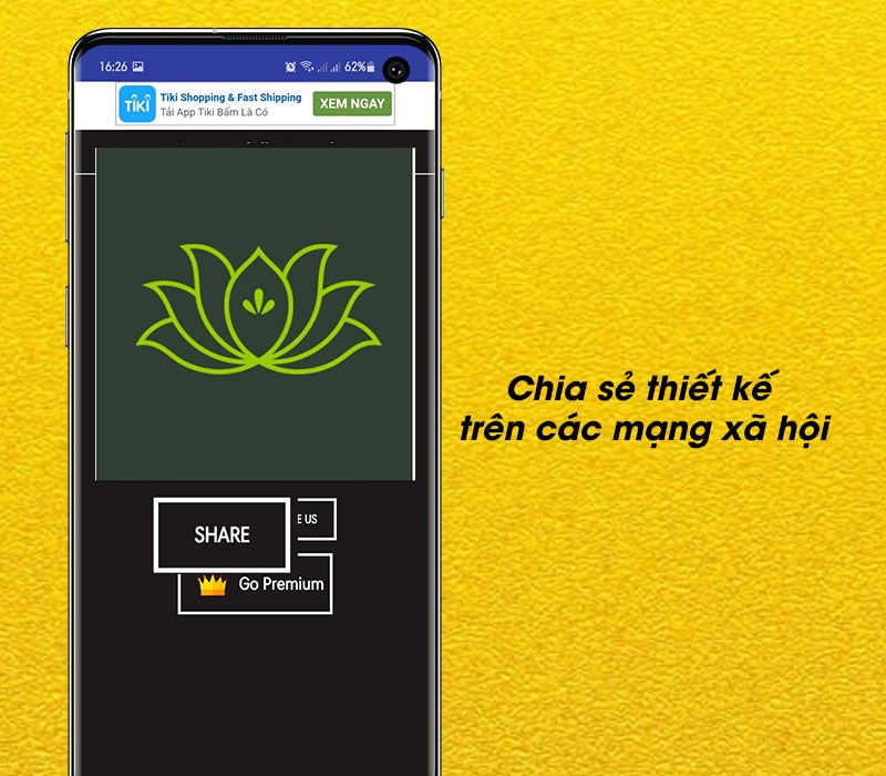 Chia sẻ thiết kế trên mạng xã hội