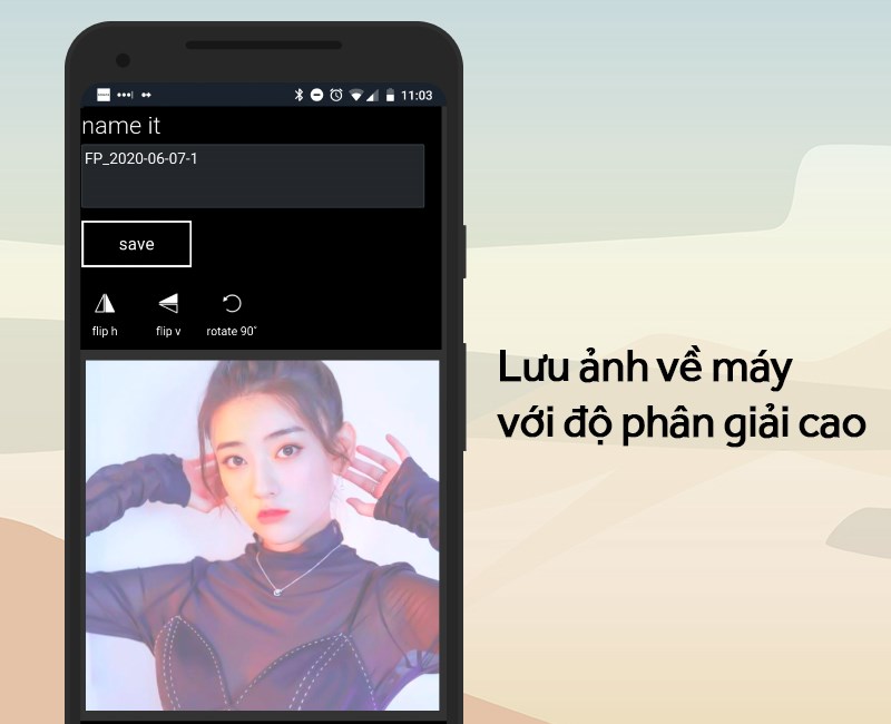 Lưu h&igrave;nh ảnh với độ ph&acirc;n giải cao