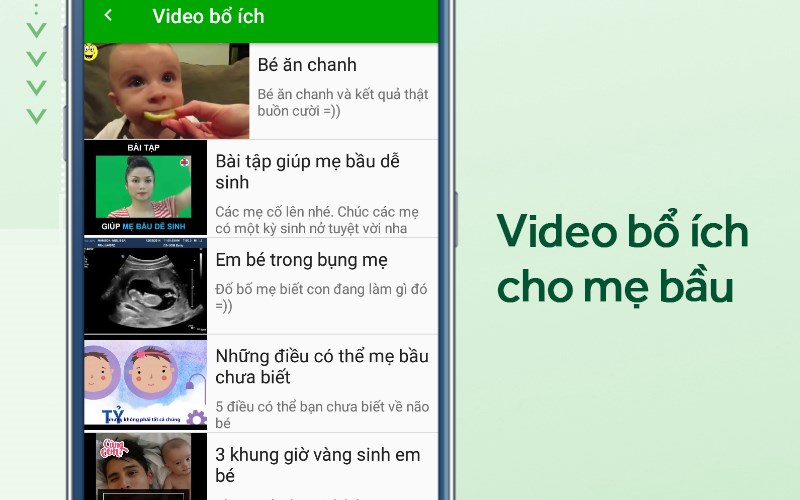 Video bổ ích cho mẹ bầu