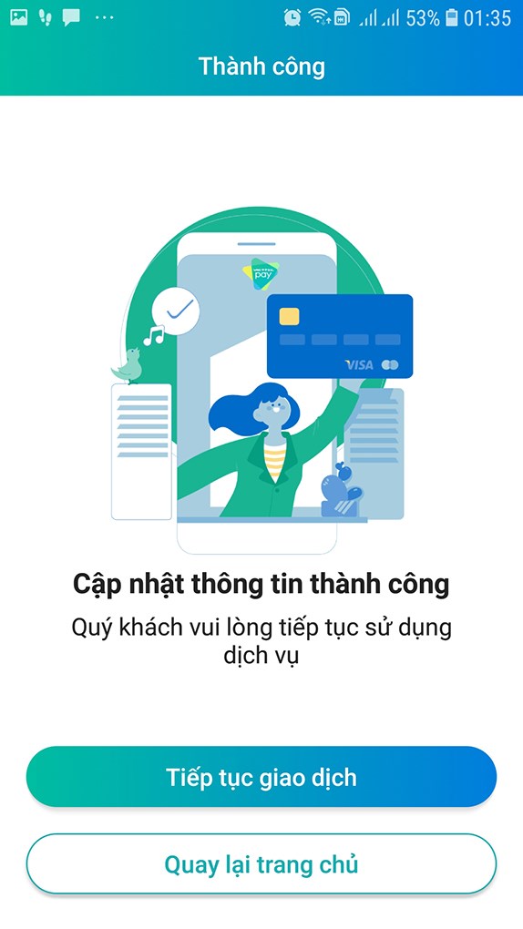 Chọn " Xác thực", hoàn tất.