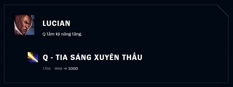 Tăng sức mạnh Lucian
