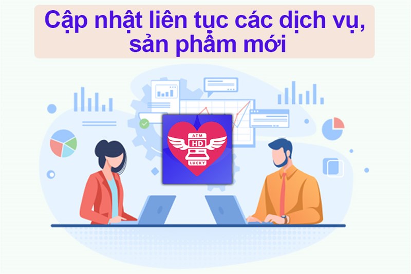 Cập nhật các dịch vụ, sản phẩm mới vào ứng dụng