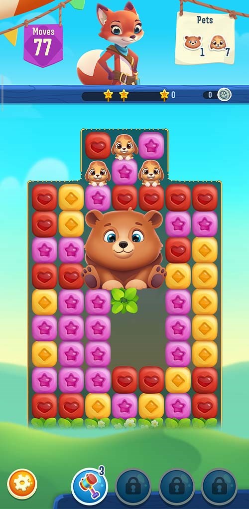 Nhiệm vụ của bạn l&agrave; đưa những ch&uacute; th&uacute; cưng xuống đất an to&agrave;n