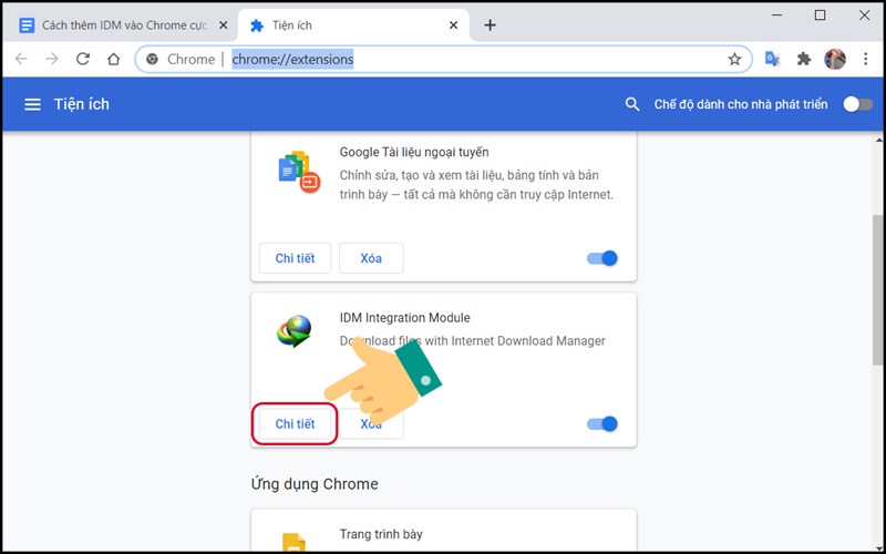 idm 6.33 extension cho chrome