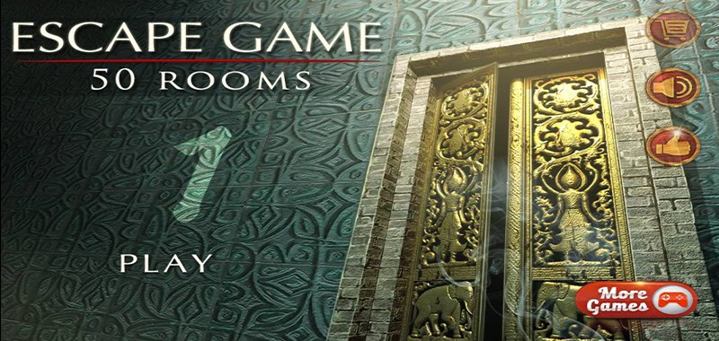 Màn hình vào game Escape game: 50 rooms 1