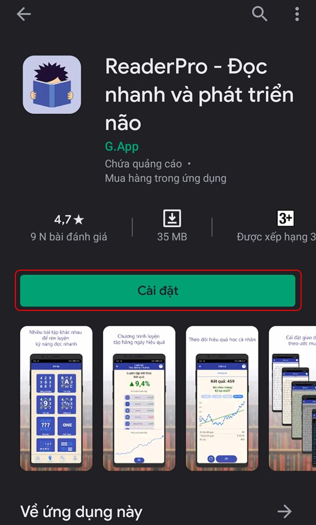 C&agrave;i đặt ứng dụng 