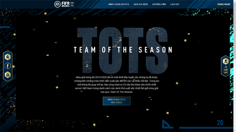 Bước 1: Đăng nhập v&agrave;o trang chủ sự kiện