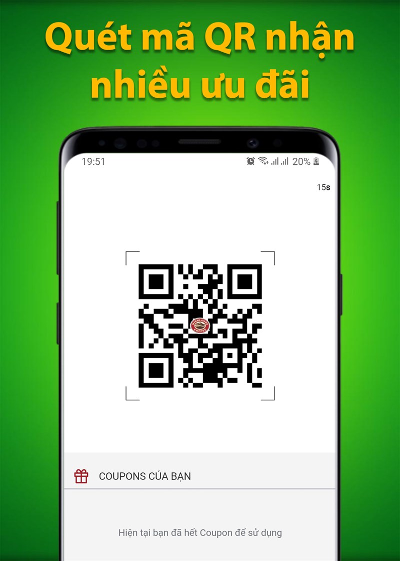 Quét mã QR để nhận ưu đãi