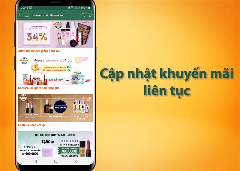 Cập nhật khuyến mãi liên tục