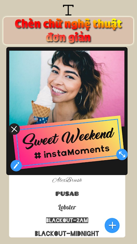 ch&egrave;n kiểu chữ