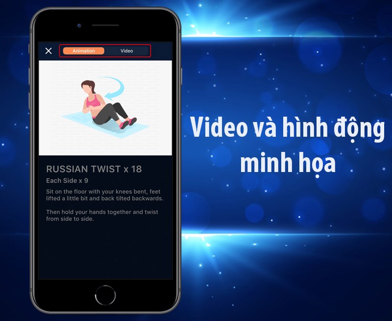 Hỗ trợ video v&agrave; h&igrave;nh động minh họa