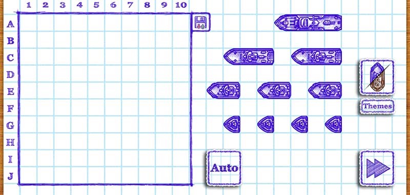 Bàn cờ trong Sea Battle 2