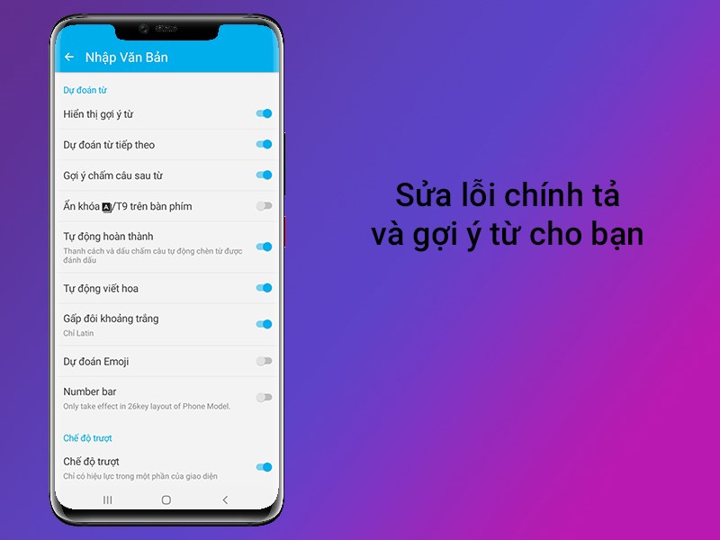 Sửa lỗi ch&iacute;nh tả v&agrave; gợi &yacute; từ cho bạn