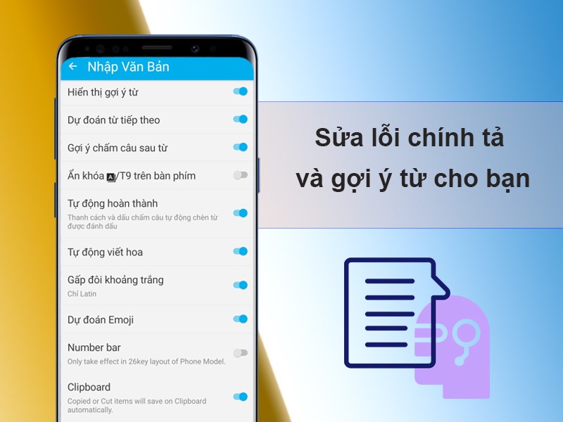 Sửa lỗi ch&iacute;nh tả v&agrave; gợi &yacute; từ cho bạn