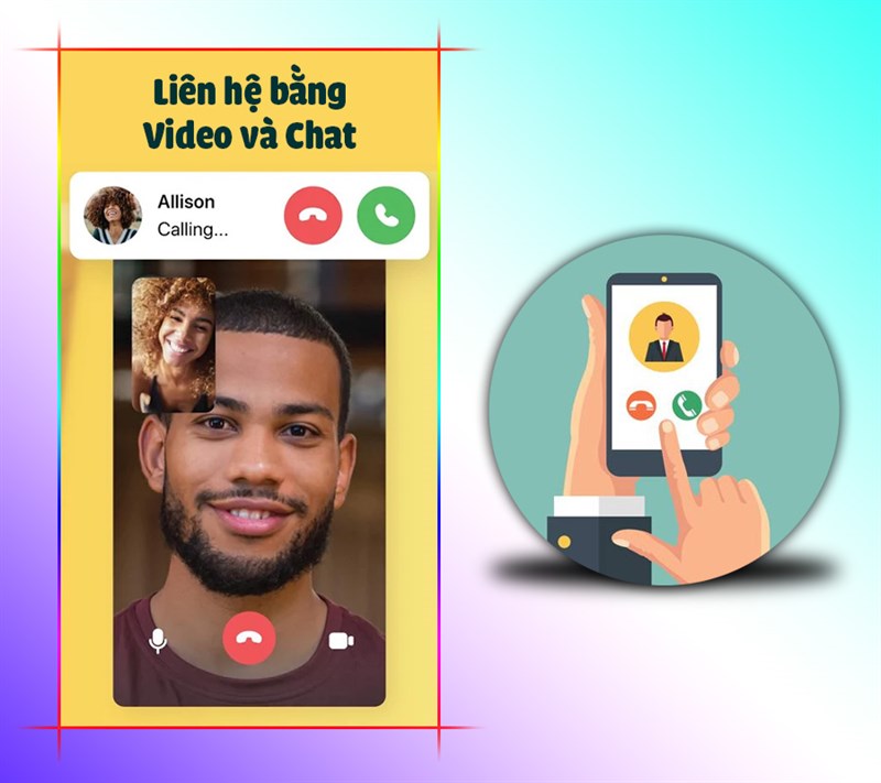 Video chat với bạn bè