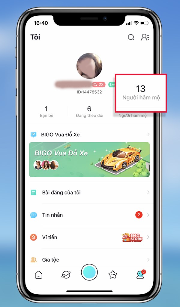 Chọn người h&acirc;m mộ