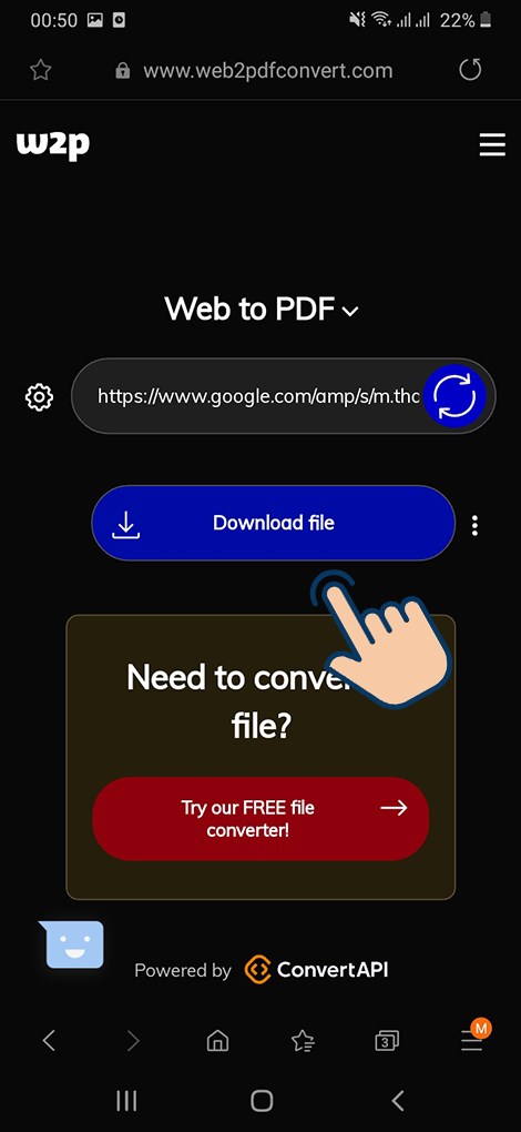bạn có thể tải file PDF về điện thoại của mình.