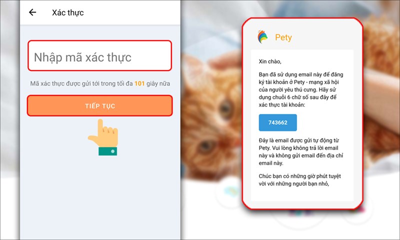 Nhập m&atilde; x&aacute;c thực