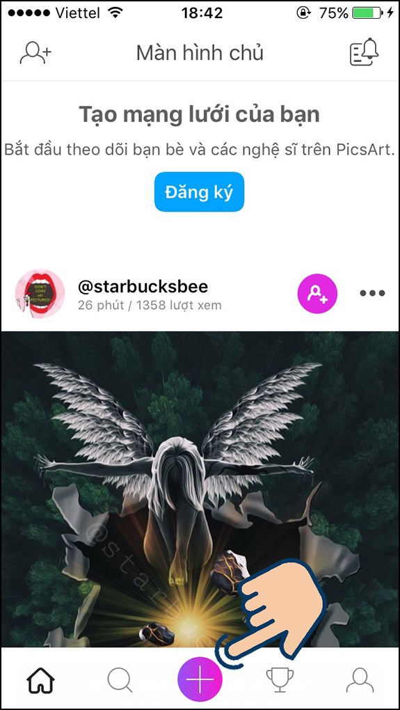 chọn v&agrave;o icon dấu 