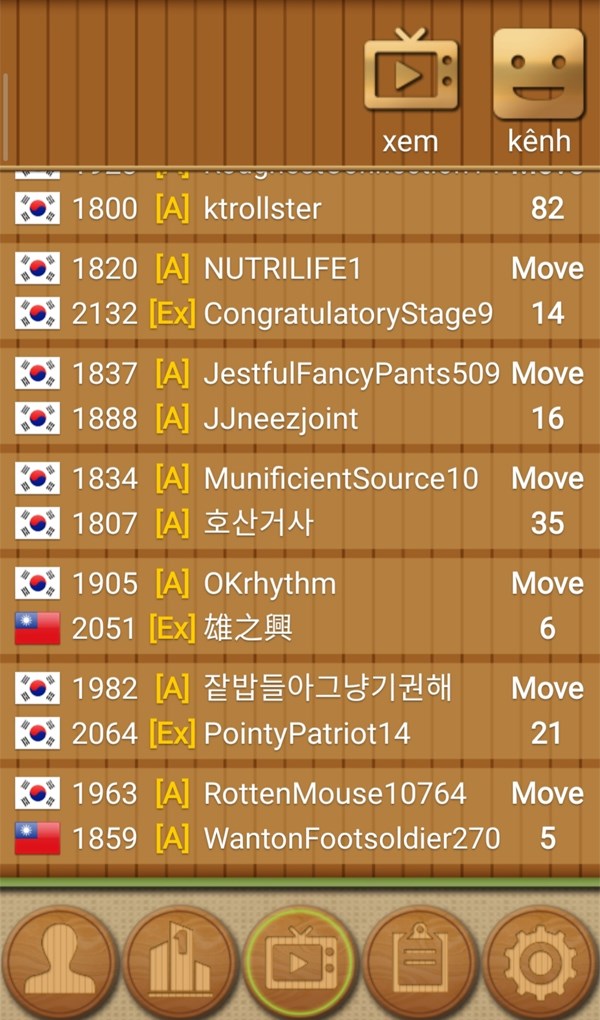 Xem đối thủ kh&aacute;c thi đấu với nhau