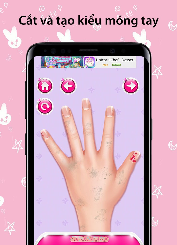 Cắt v&agrave; tạo kiểu m&oacute;ng tay