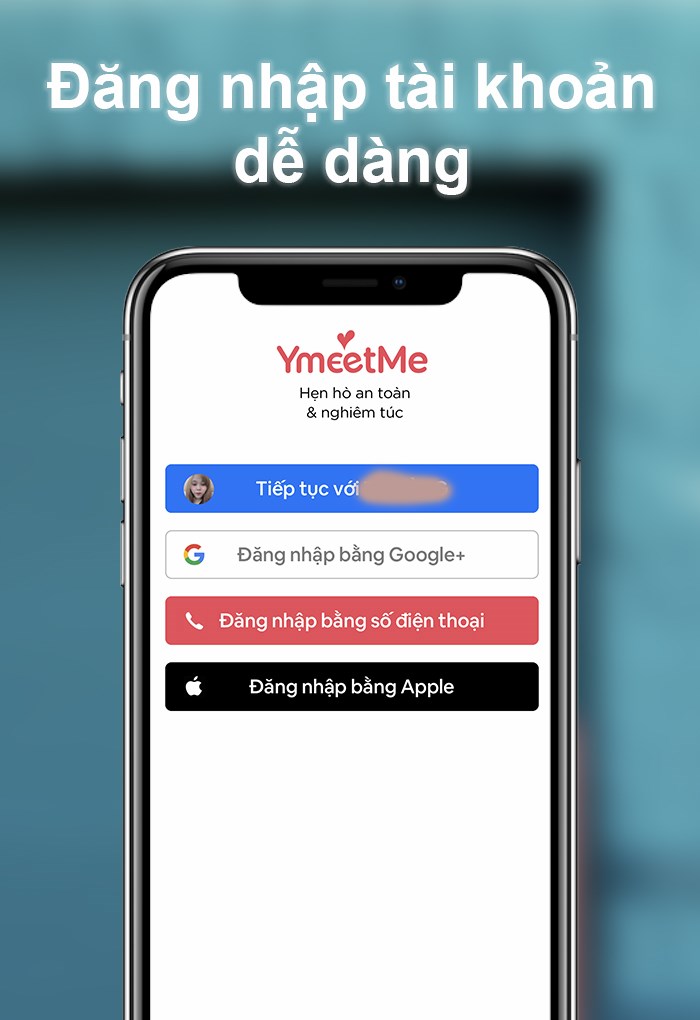 Đăng nhập tài khoản dễ dàng