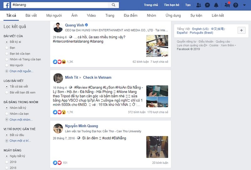 Đừng quên gắn thẻ hashtag vào mỗi bài đăng