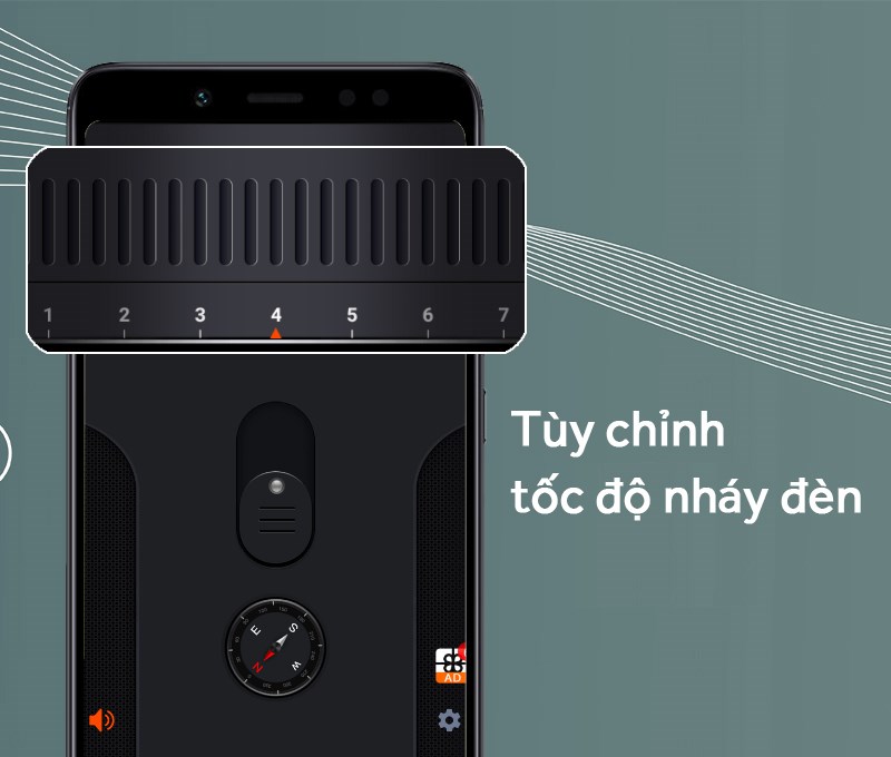T&ugrave;y chỉnh tốc độ nh&aacute;y của đ&egrave;n